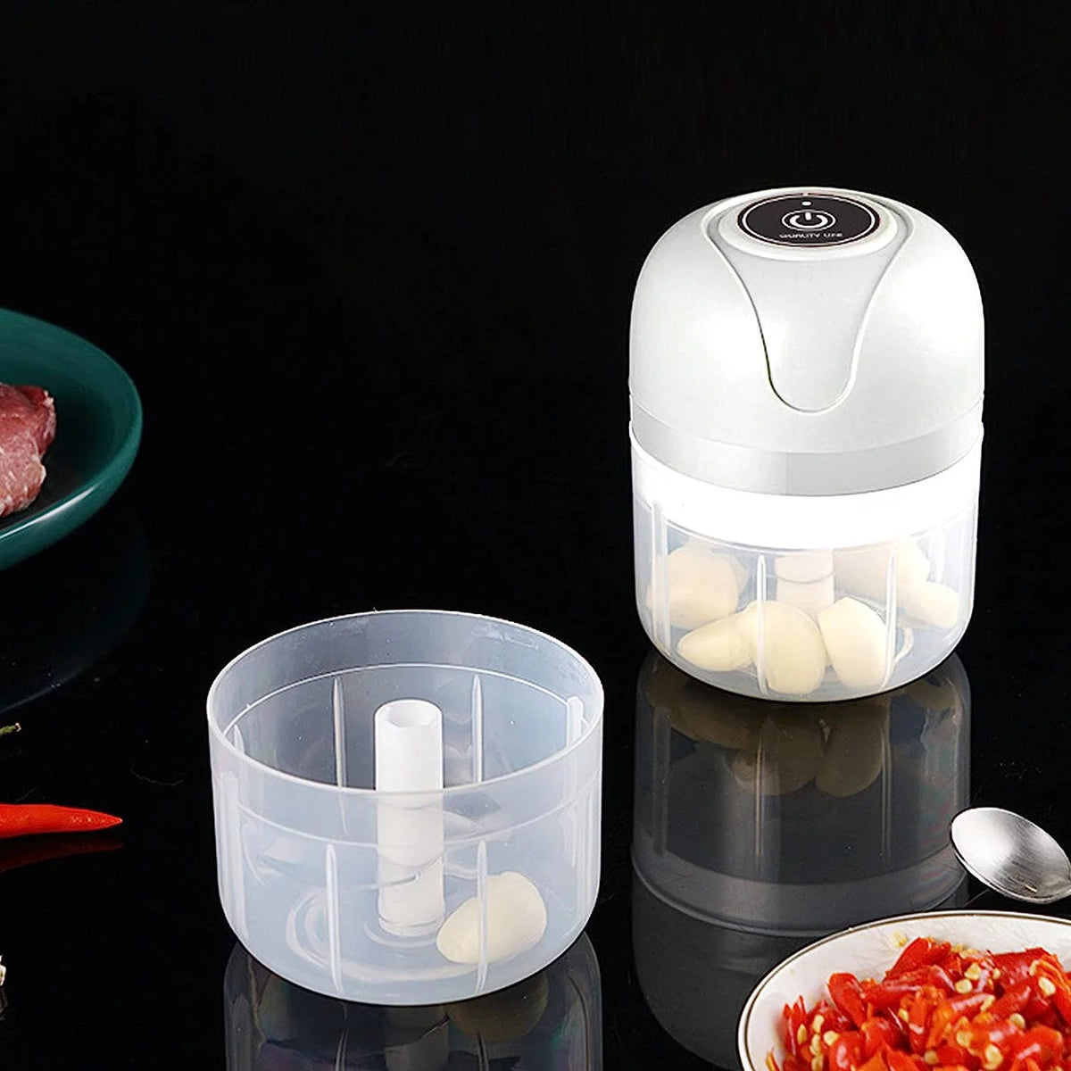 100 Ml Electric Mini Garlic Chopper L229462