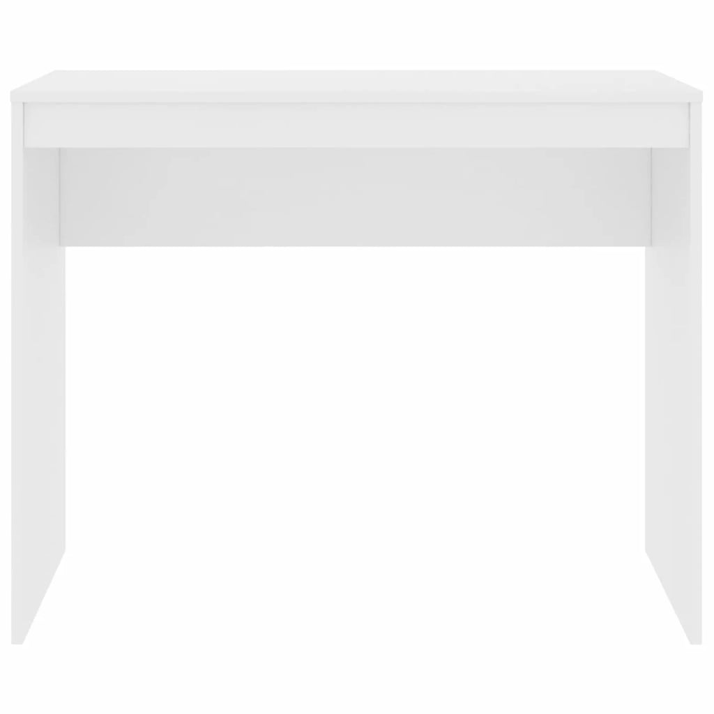 White Chipboard Computer Desk H425
