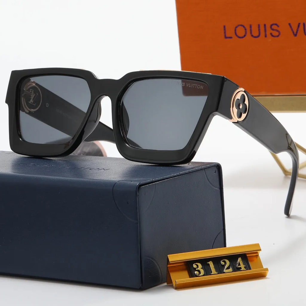 Fashion Letter Stitching Flat Glasses X18621