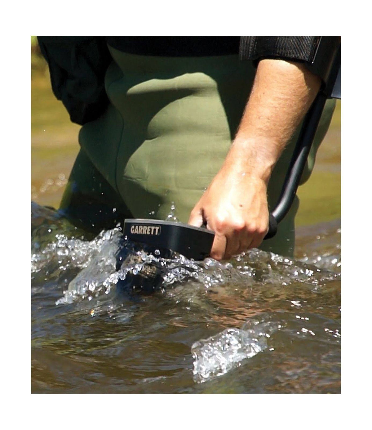 Waterproof Metal Detector with Headphones and Pinpointer K63797