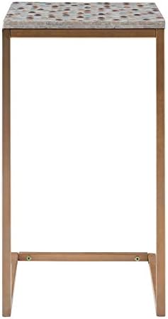 Gold Metal Accent Table E231