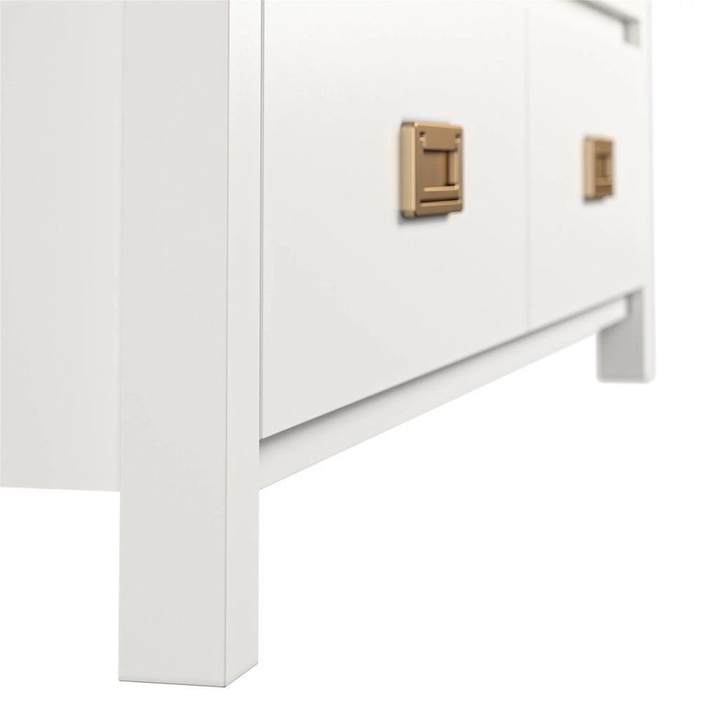 White 6 Drawer Kids' Dresser I698532
