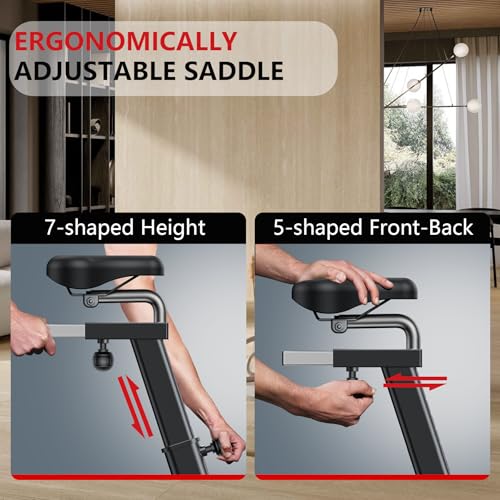 Air Resistance Exercise Bike with Dual Action Handlebars M398663