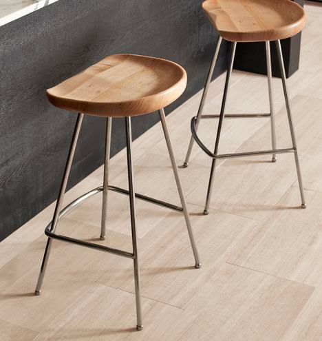 Metal Legs Counter Stool S326