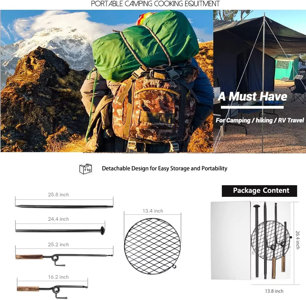 Swivel Campfire Grill S520874