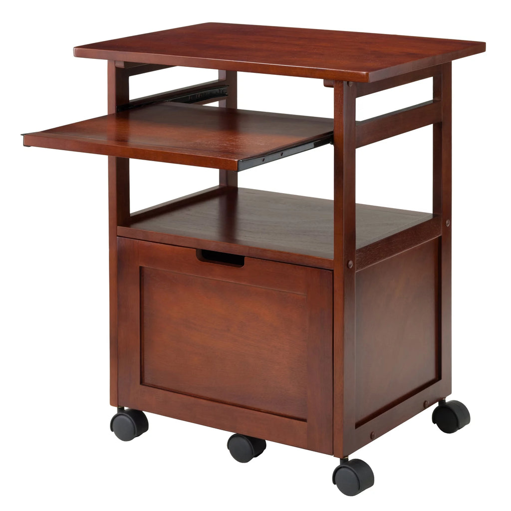 Wood Work Station with Keyboard Q36992