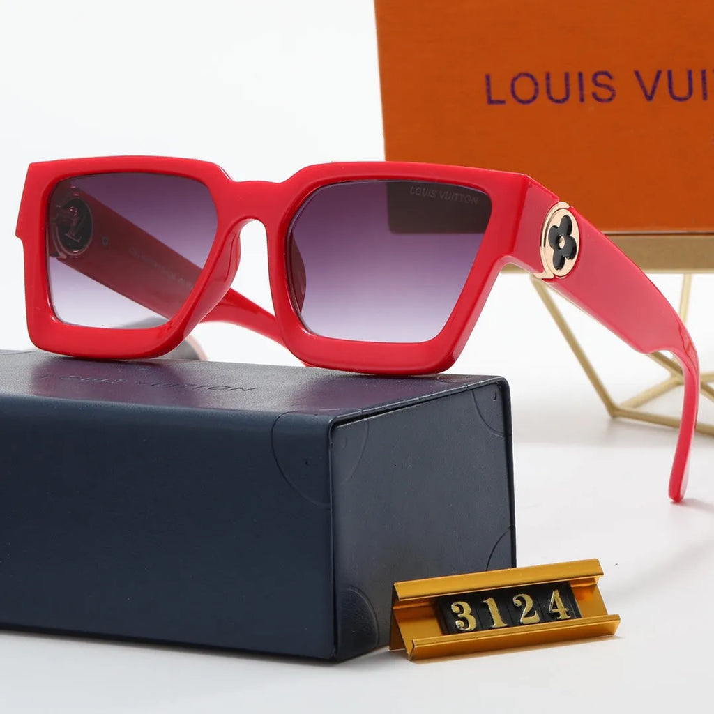 Fashion Letter Stitching Flat Glasses X18621