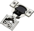 52 Pack 1/2 inch Soft Close Satin Nickel Stainless Steel Cabinet Hinges N1282