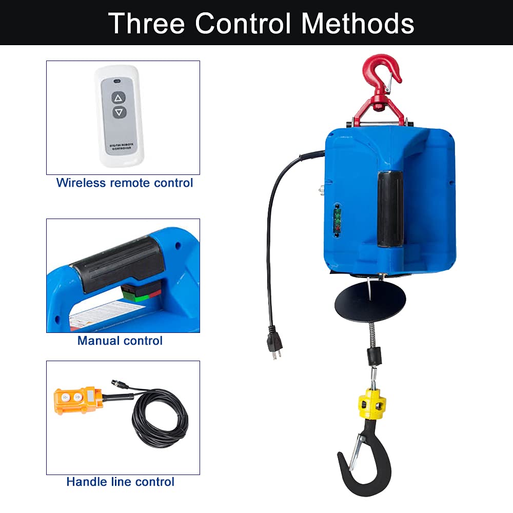 110Volt 1500W Portable Electric Hoist T55140