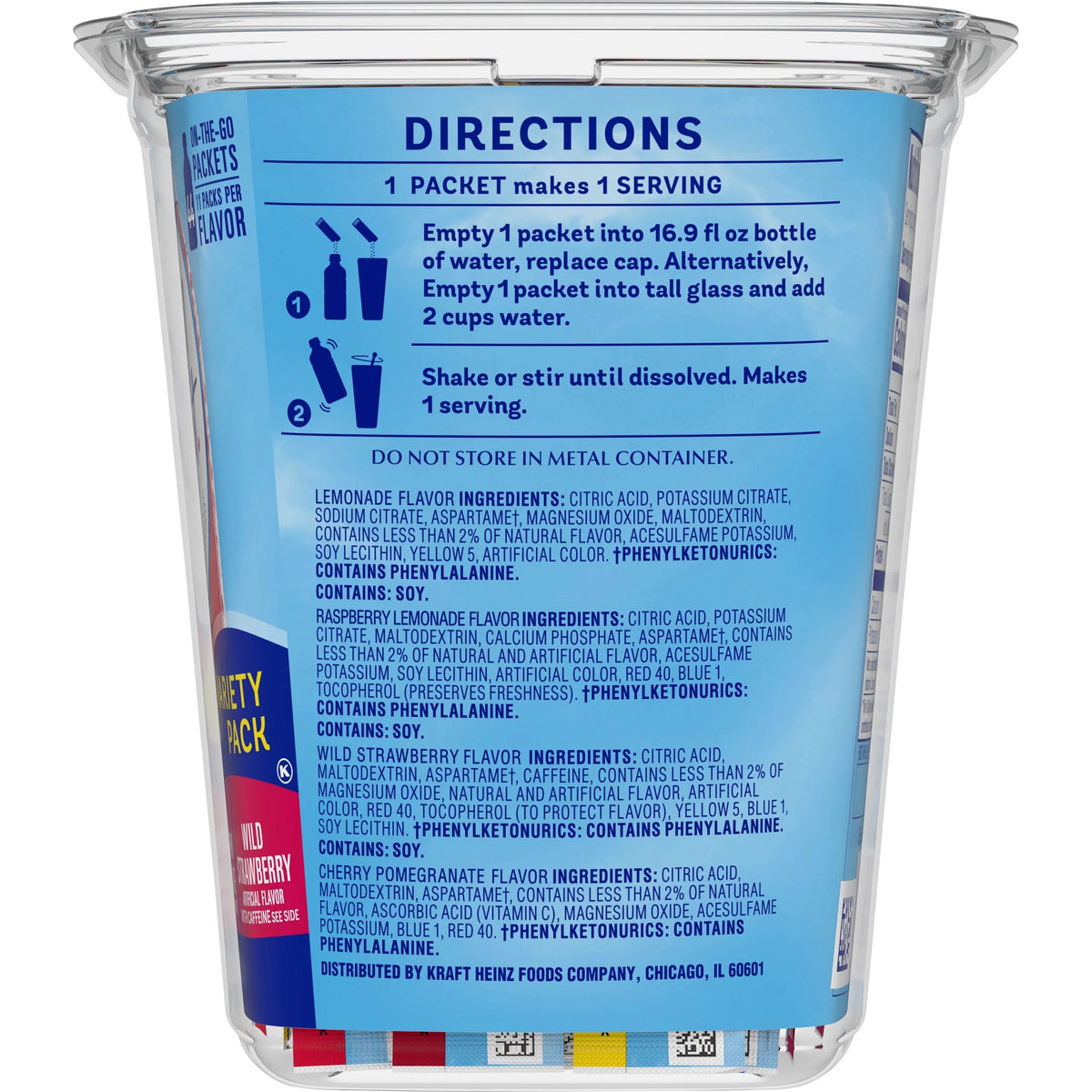 44 ct Powdered Drink Mix Variety Pack L142