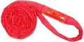Red Polyester Endless Round Sling 14000lbs Vertical 18' Z10492
