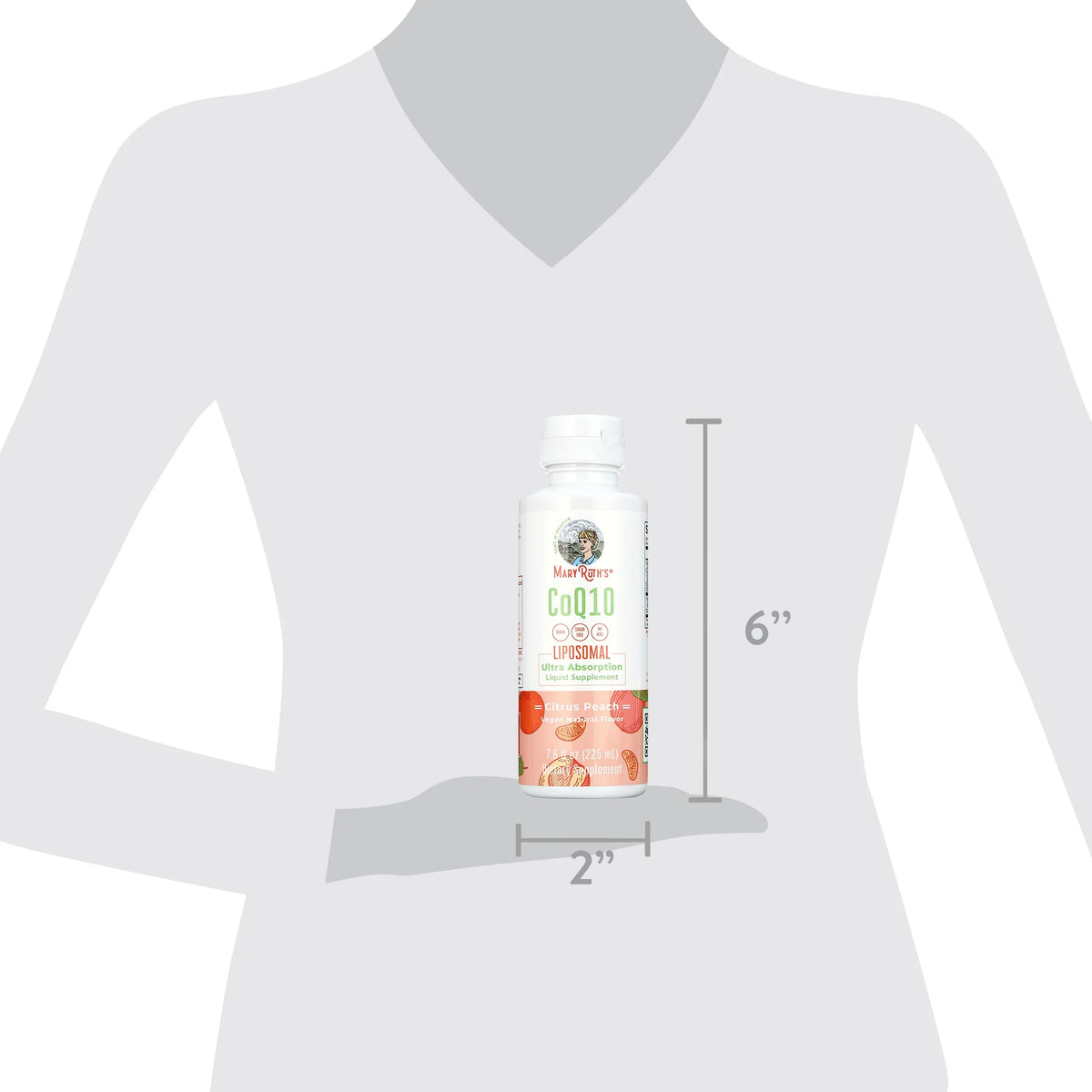 CoQ10 Liposomal Citrus Peach Flavor 7.6 fl oz V4397
