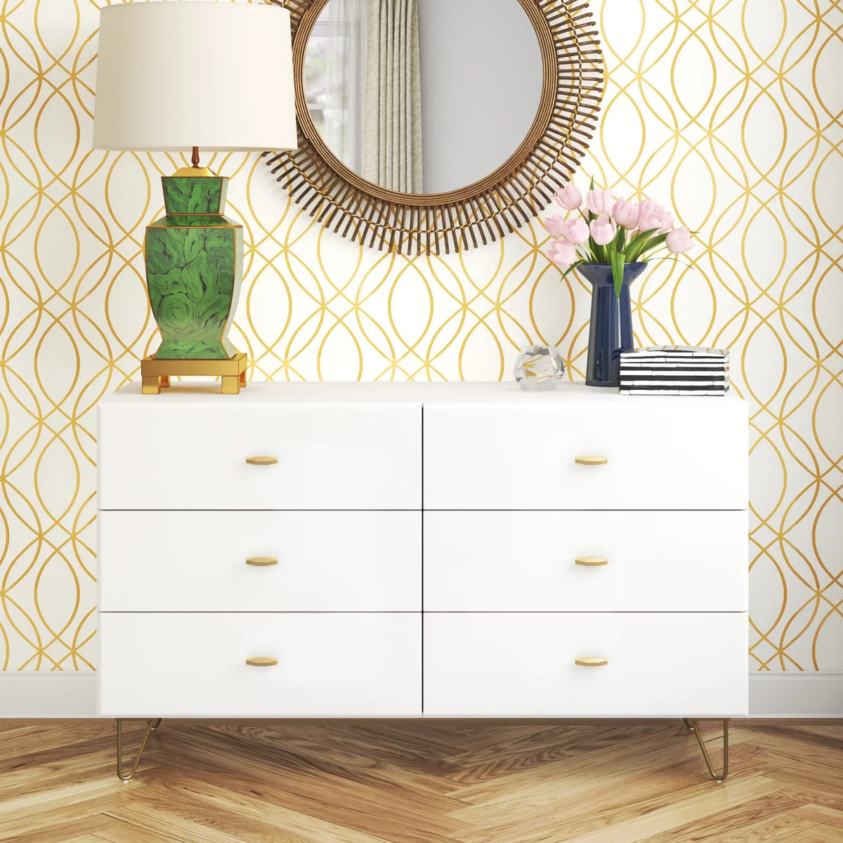 White Dresser T1559