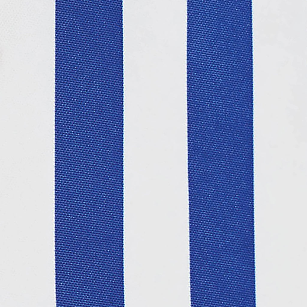 Blue & White Stripe Folding Beach Lounger 2-Pack O36174