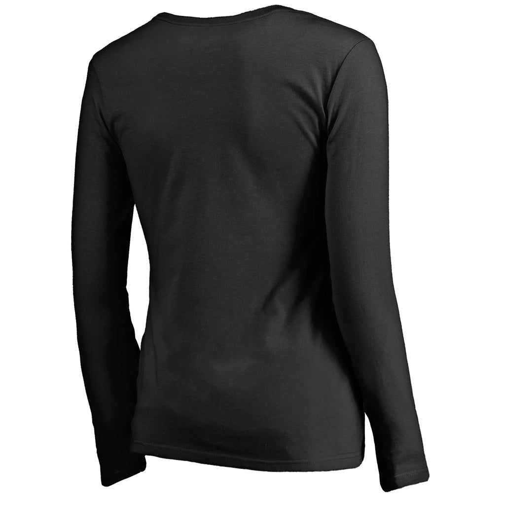 Black Philadelphia Flyers V-Neck Long Sleeve T-Shirt M1294