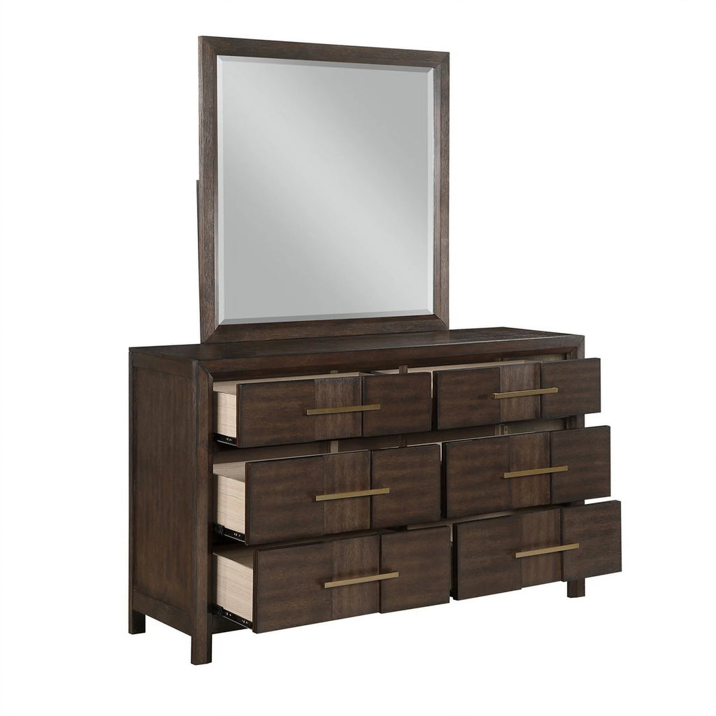 Walnut Wood Dresser J566