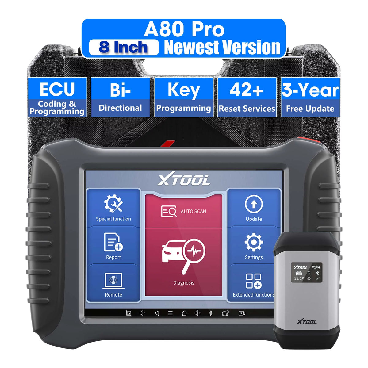 Automotive Diagnostic Scan Tool, Bi-Directional Bluetooth Car Scanner, 42 Services C9126