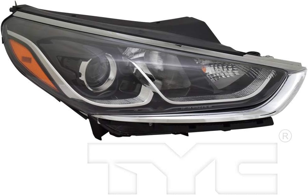 Headlight Assembly for Hyundai Sonata 2018 2019 Passenger Side Halogen Q654391