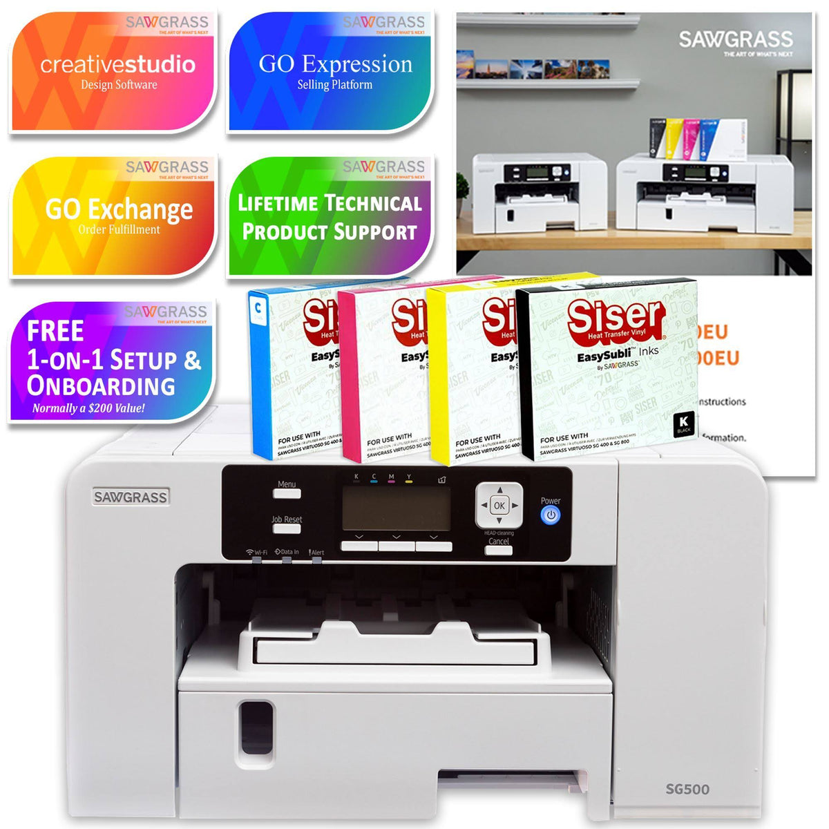 Sublimation Printer & Cameo 4 Bundle B831