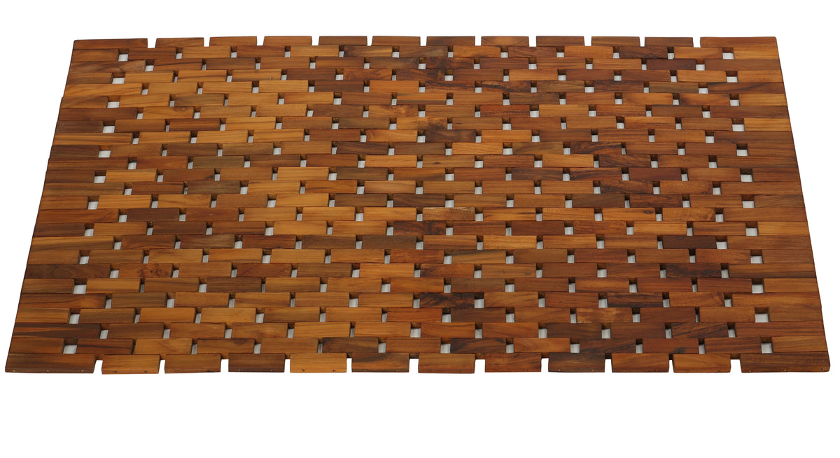 Teak Wood Shower Mat G113