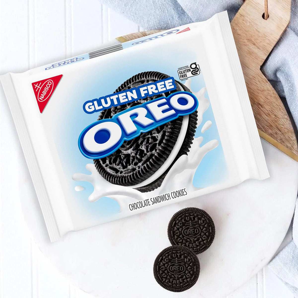 Gluten Free Chocolate Sandwich Cookies Pack of 18 A639187