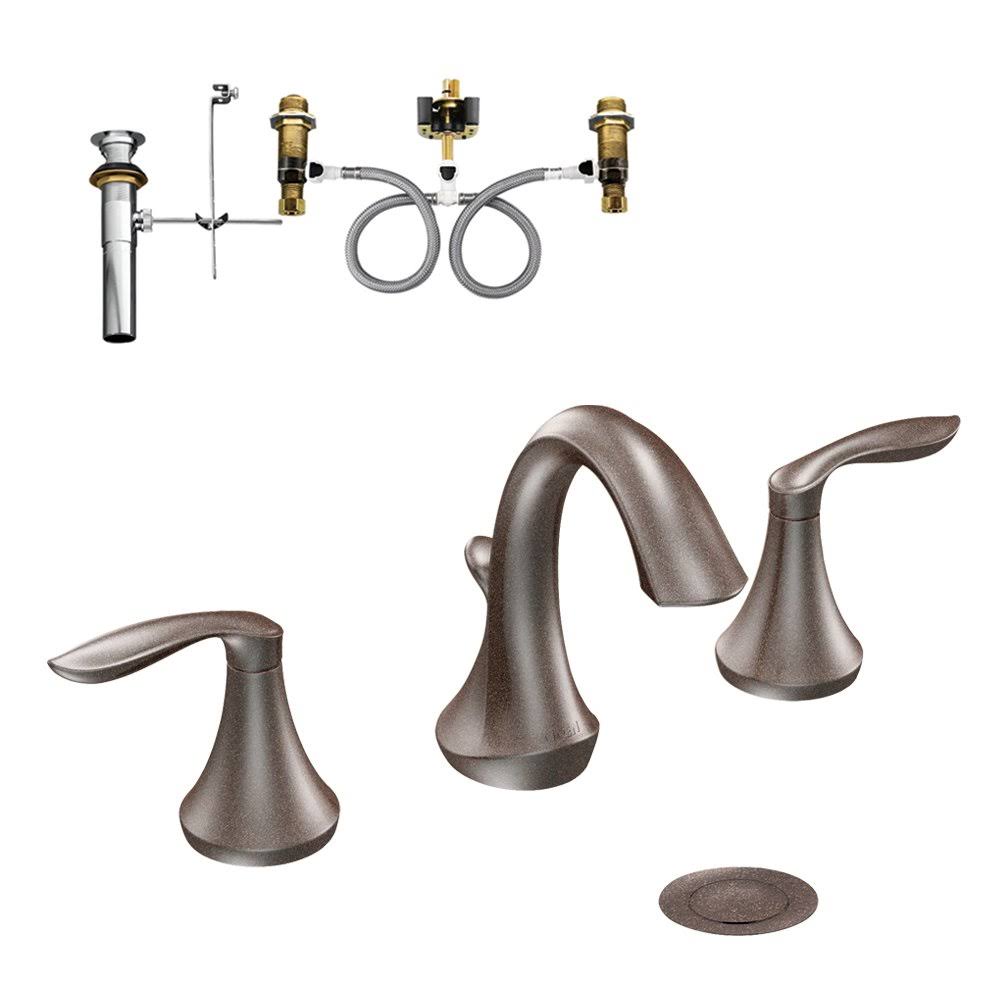 Oil Rubbed Bronze Two-Handle High-Arc Lavatory Faucet W729