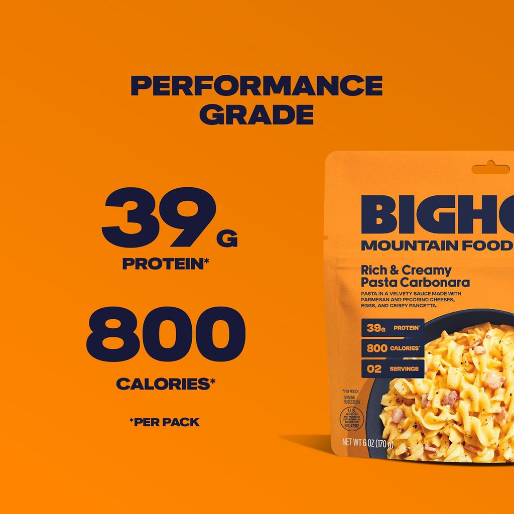 Mountain Food Pasta Carbonara Freeze Dried Meals 2 Servings D45098