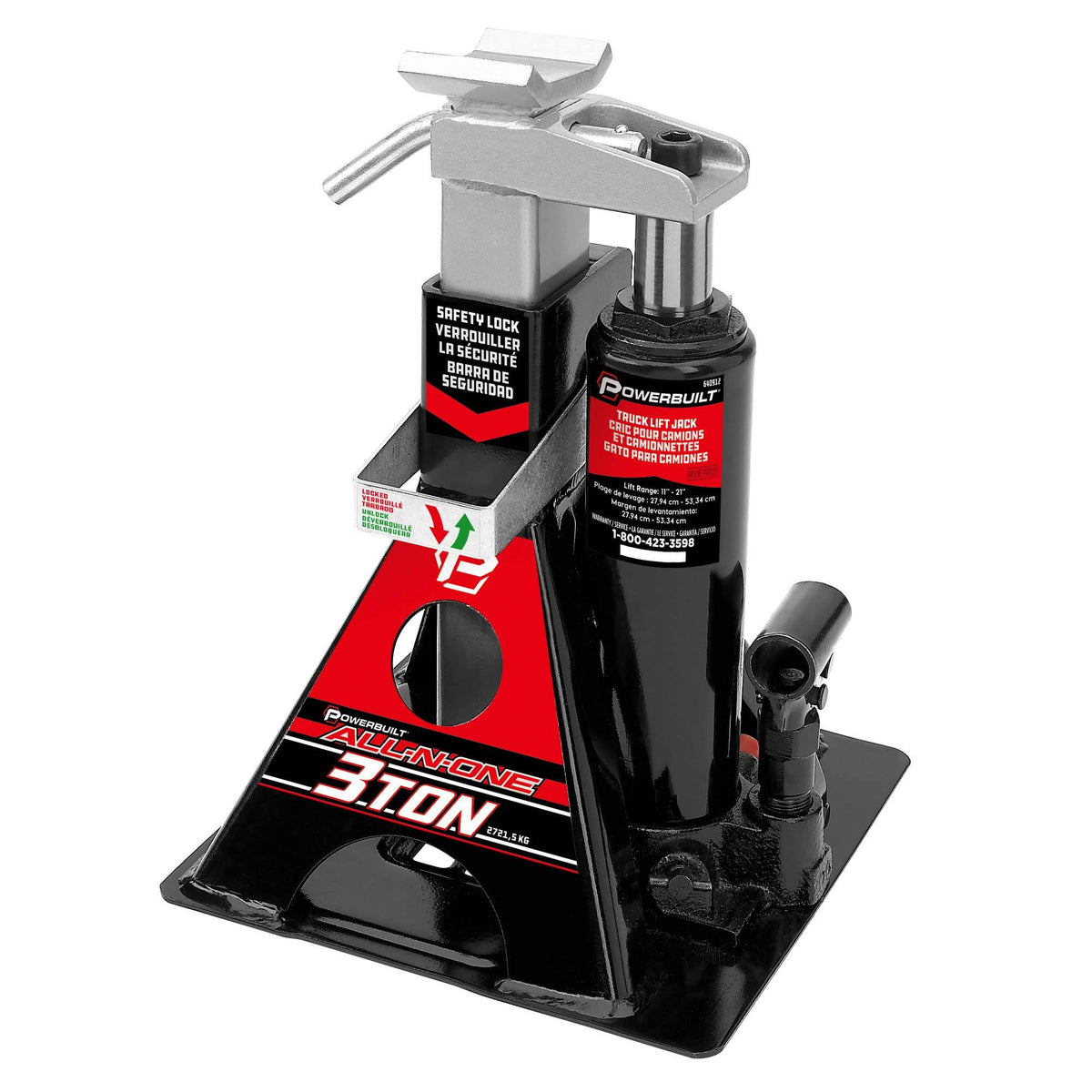 3 Ton Bottle Jack and Jack Stand J219216