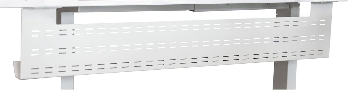 Black Under Desk Cable Management Tray W600