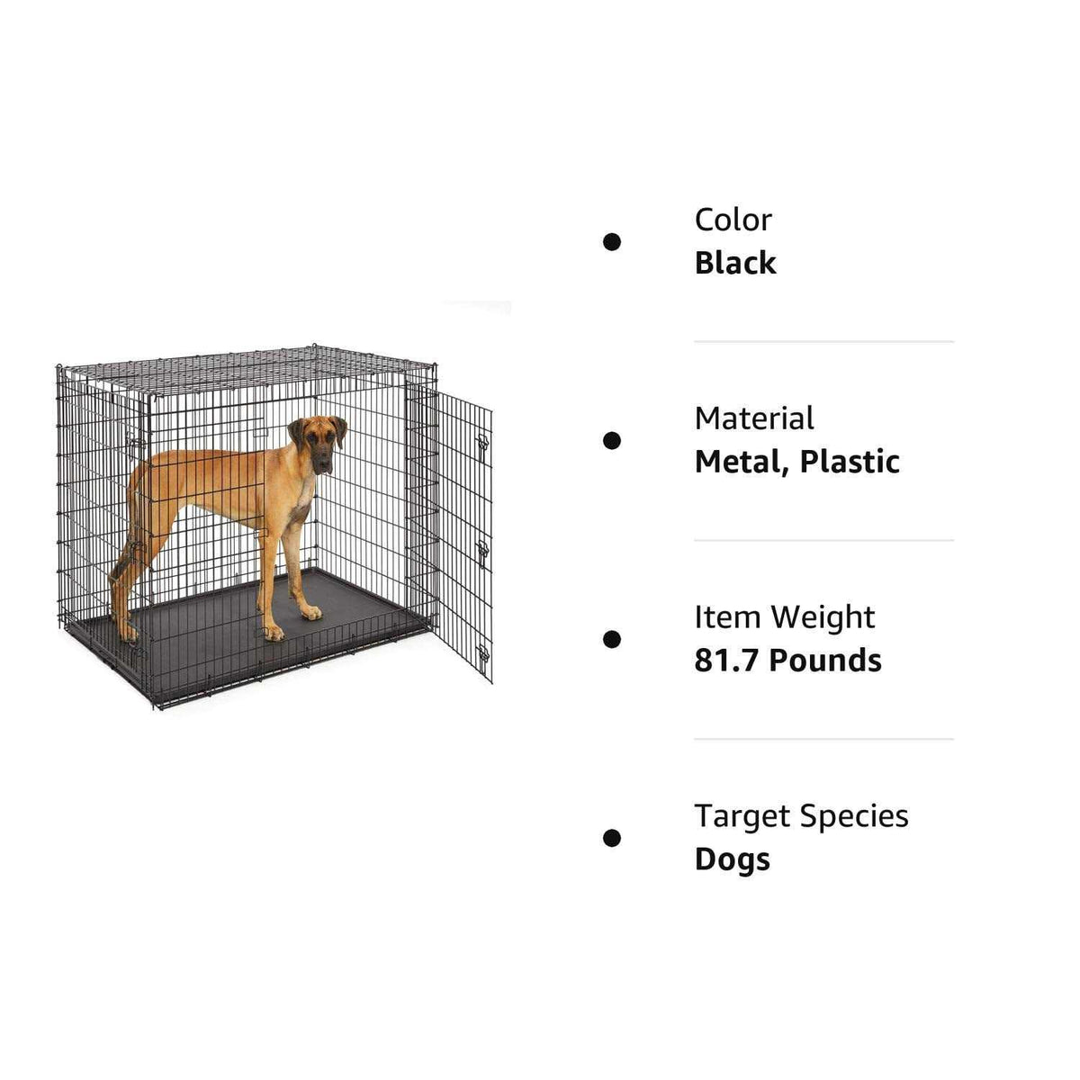 Double Door Dog Crate V89622