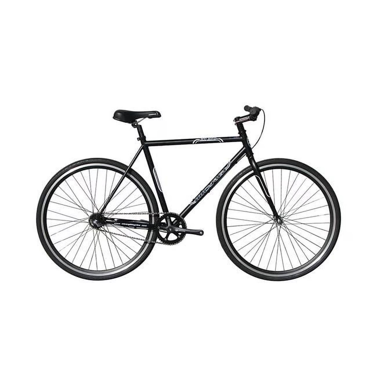 Matte Black Fixed Gear Road Bicycle V6535
