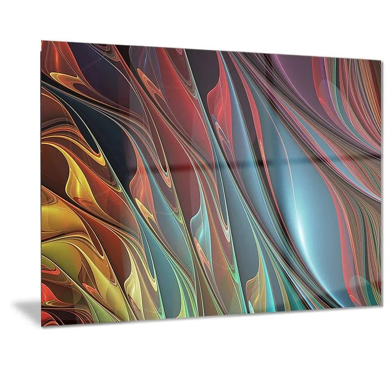 Metal & Leaves Graphic Art H25172