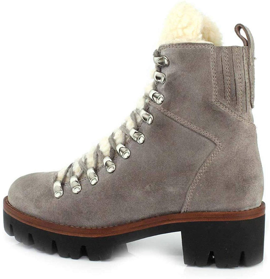 Taupe Suede Ivory Boots Y67199