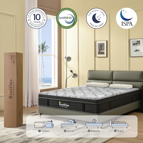 Queen 12 Inch Hybrid Mattress in a Box Q551803