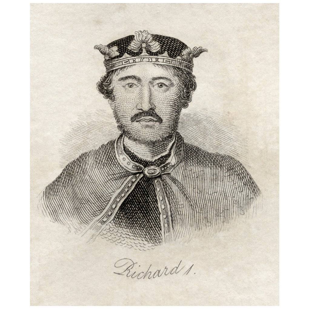 Richard I King of England from The Book Crabbs Historical Diction Poster D158228