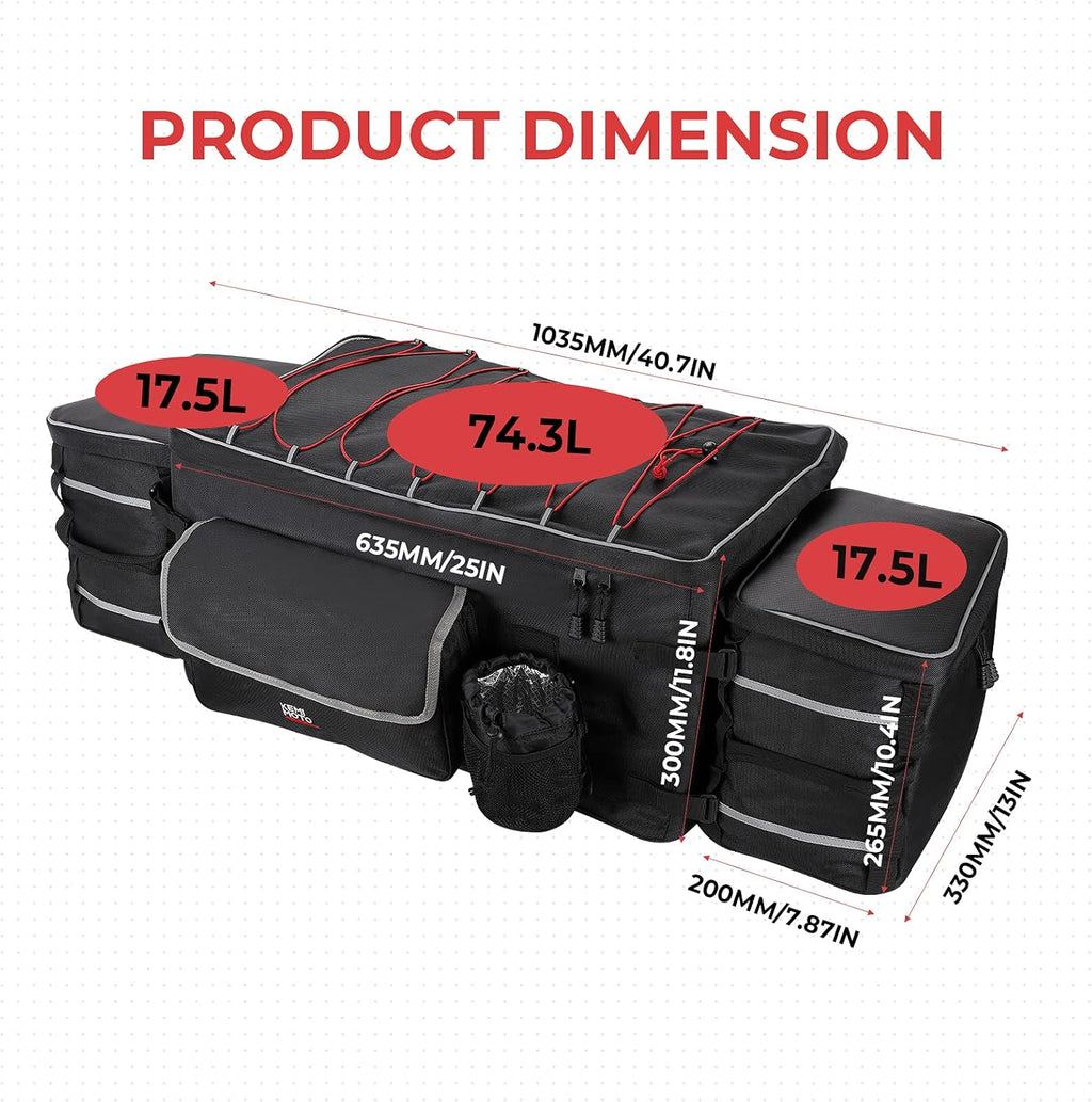 UTV Rear Cargo Storage Bag with Soft Cooler G23719