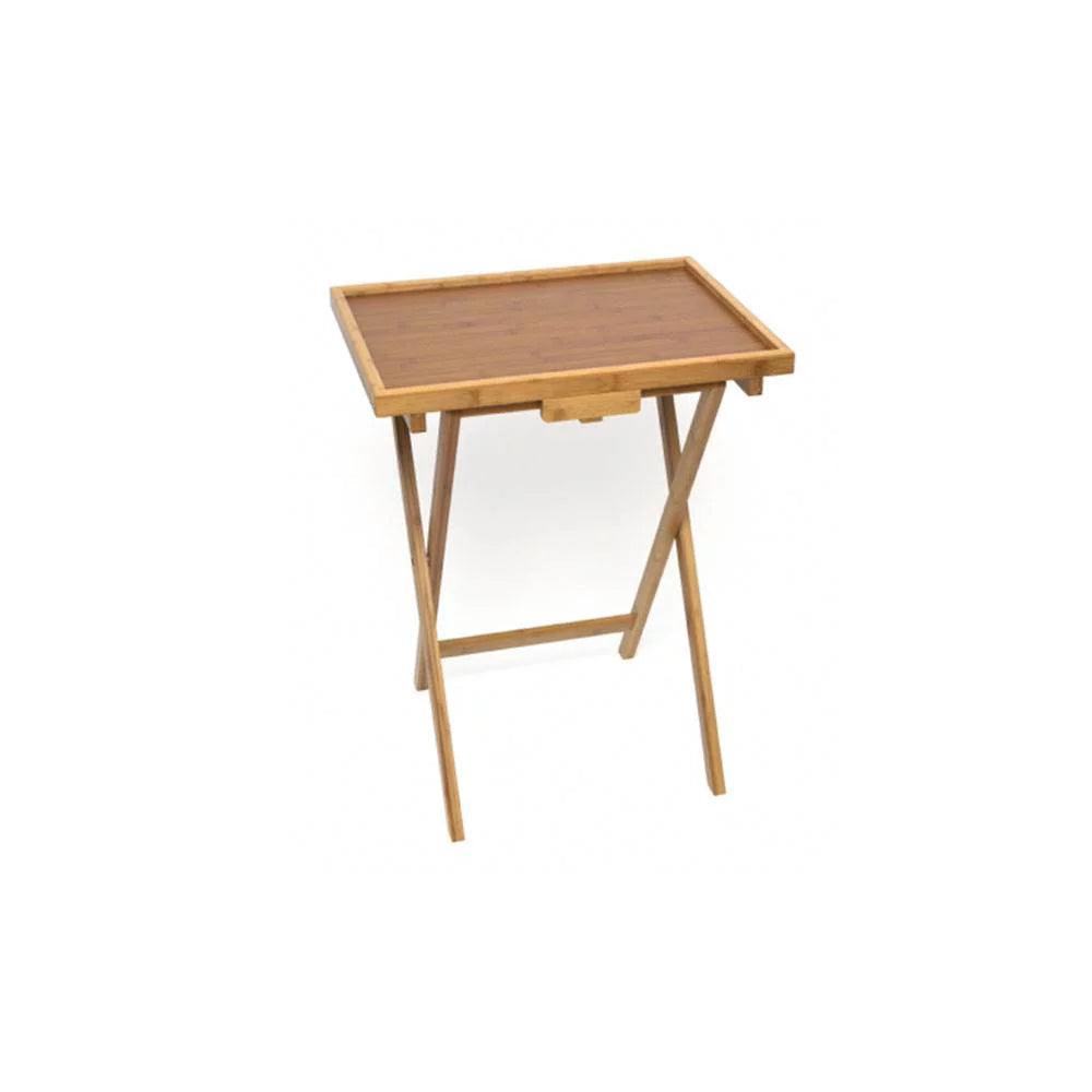 Bamboo Snack Table Set of Two Z723