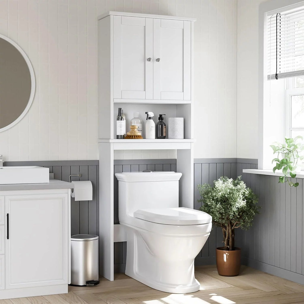 Over The Toilet Storage Cabinet White Y418912