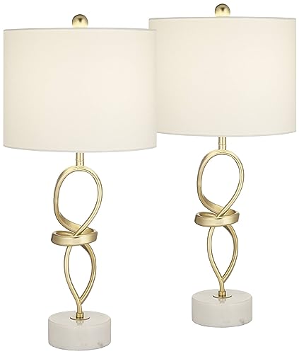 Luxe Modern Table Lamps Set of 2 Gold V710143