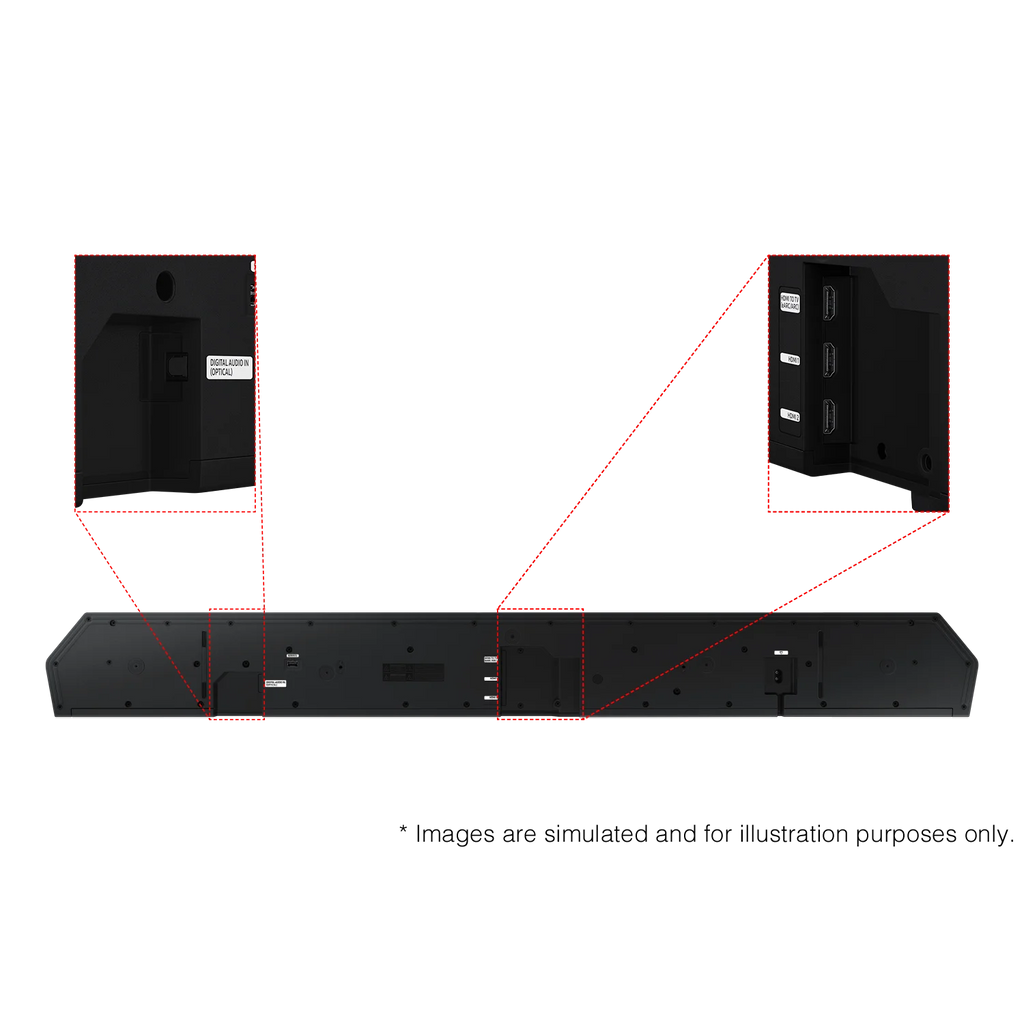 11.1.4ch Soundbar with Rear Speaker and Wireless Dolby Atmos Audio M81770