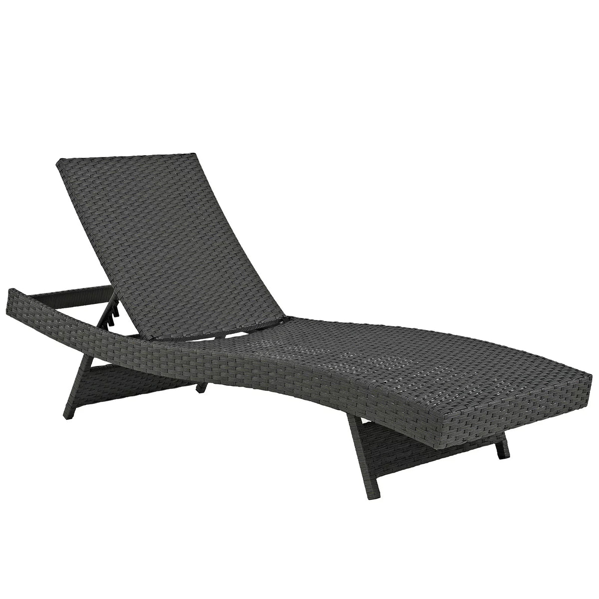 Antique Canvas Beige Outdoor Chaise Q396813