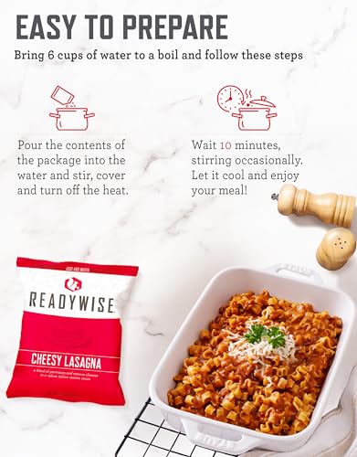 18 Servings Emergency Food Supply with Freeze Dried & Dehydrated Meals V474