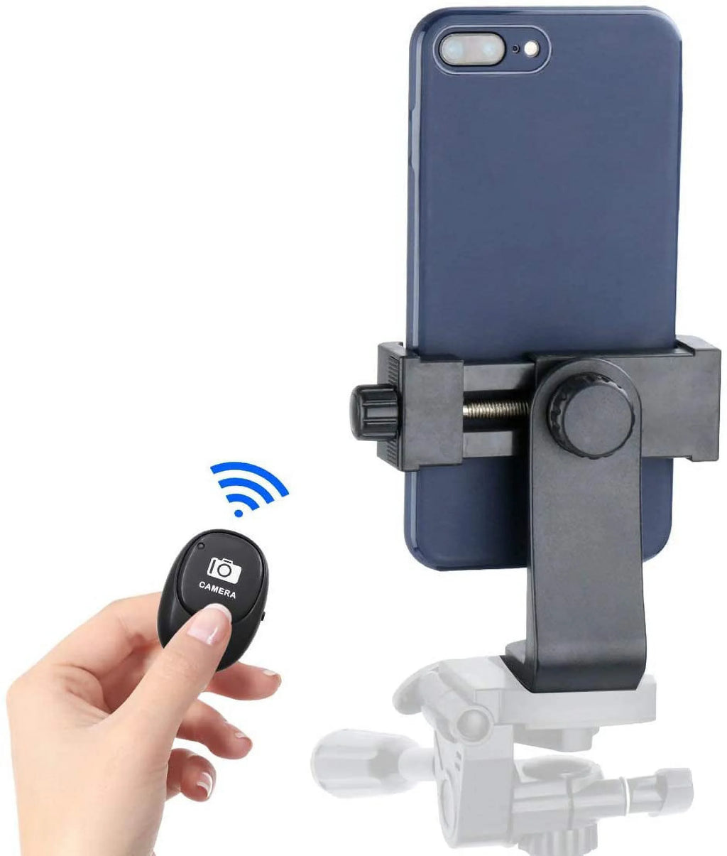 Universal Phone Tripod Mount Attachment with Wireless Shutter Remote U2118