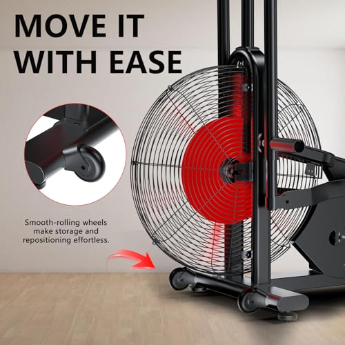 Air Resistance Exercise Bike with Dual Action Handlebars M398663