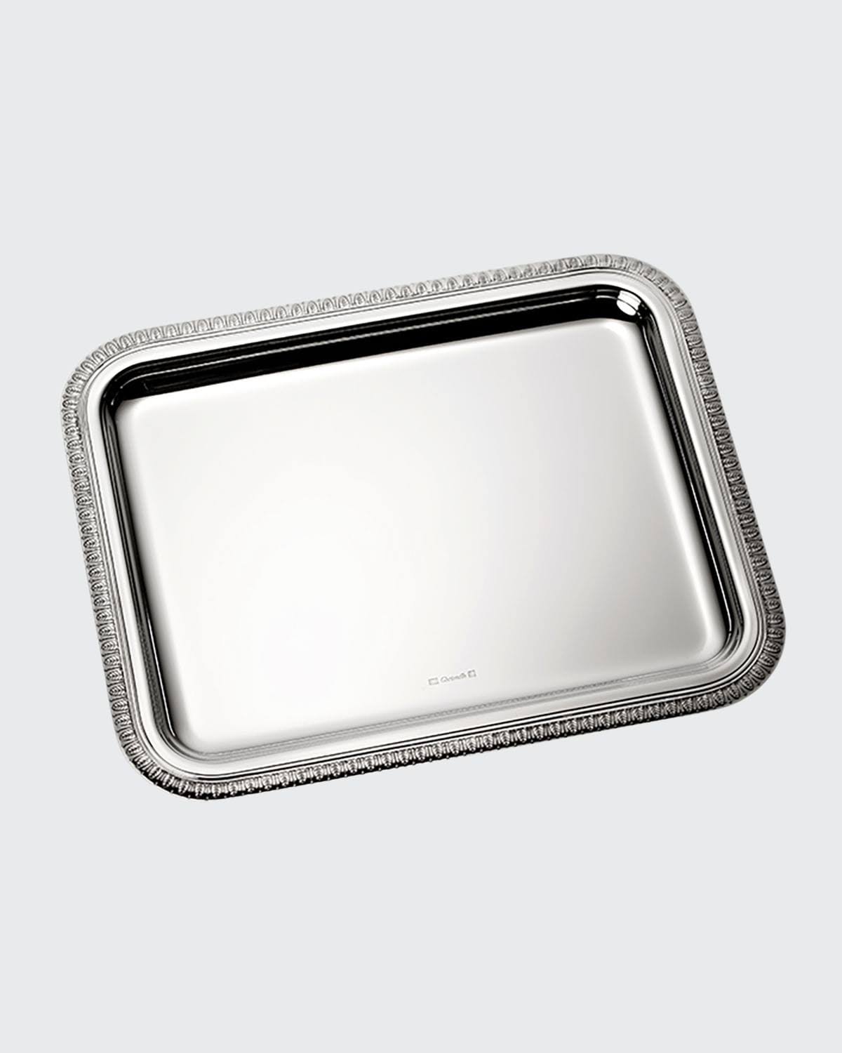 Silver Plated Rectangular Tray Z992