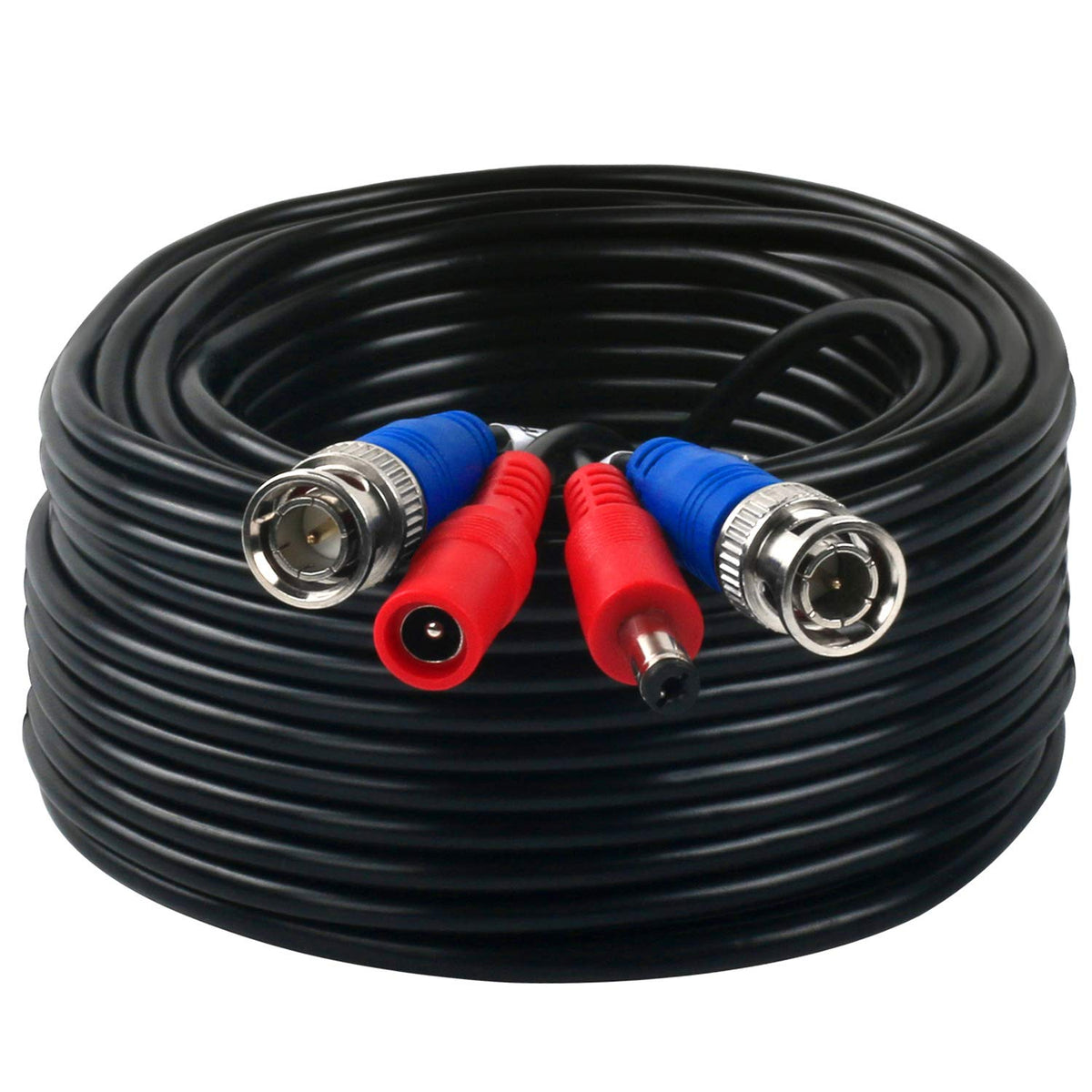 4 Pack 200 Feet BNC Video Power Cable Wire All-in-One Security Camera Wire with Connectors H183