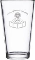 Engraved Pint Glass 16 Oz U3594