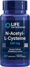 Omega-3 Fish Oil 120 Softgels & N-Acetyl-L-Cysteine 60 Capsules E908027