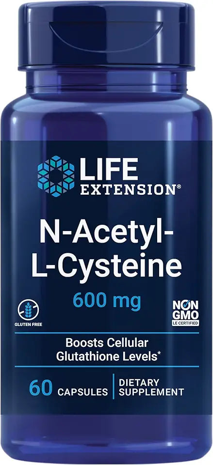 Omega-3 Fish Oil 120 Softgels & N-Acetyl-L-Cysteine 60 Capsules E908027
