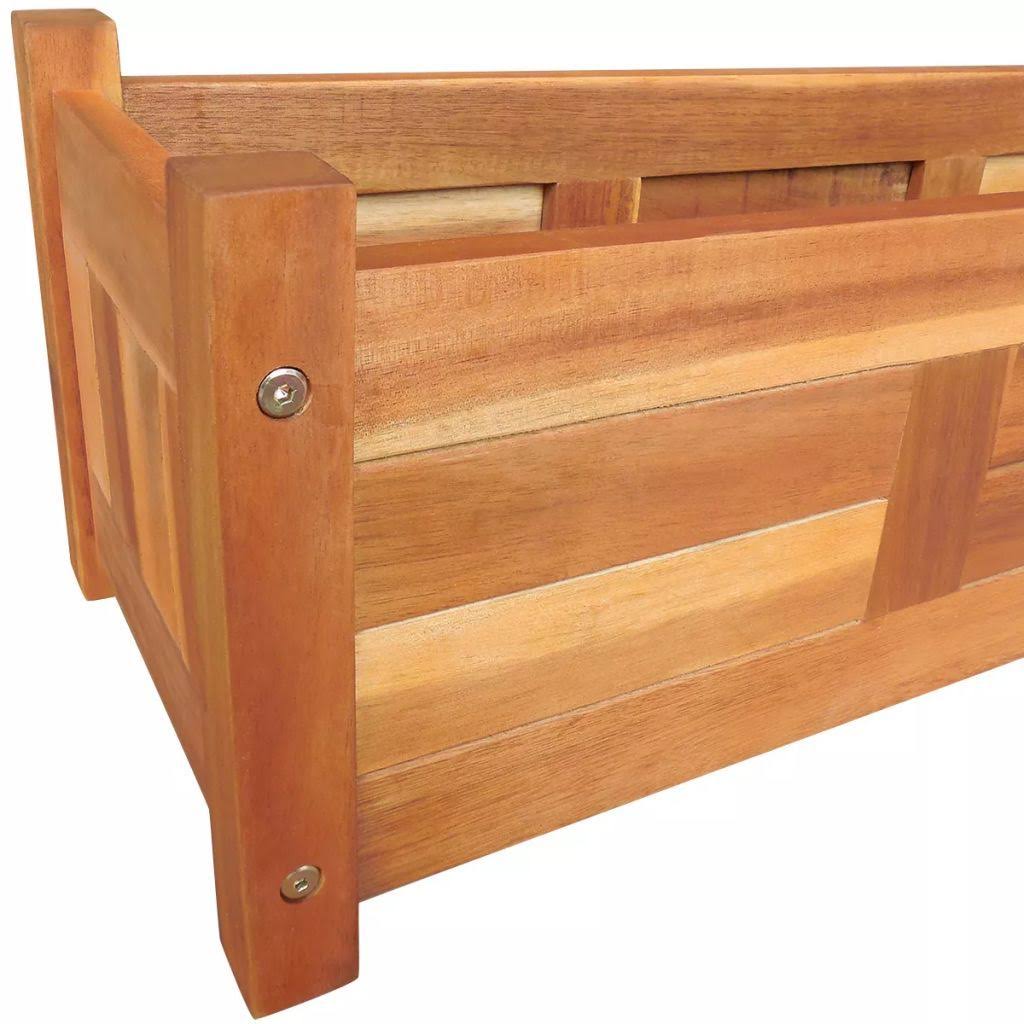 Garden Raised Bed Acacia Wood W7054